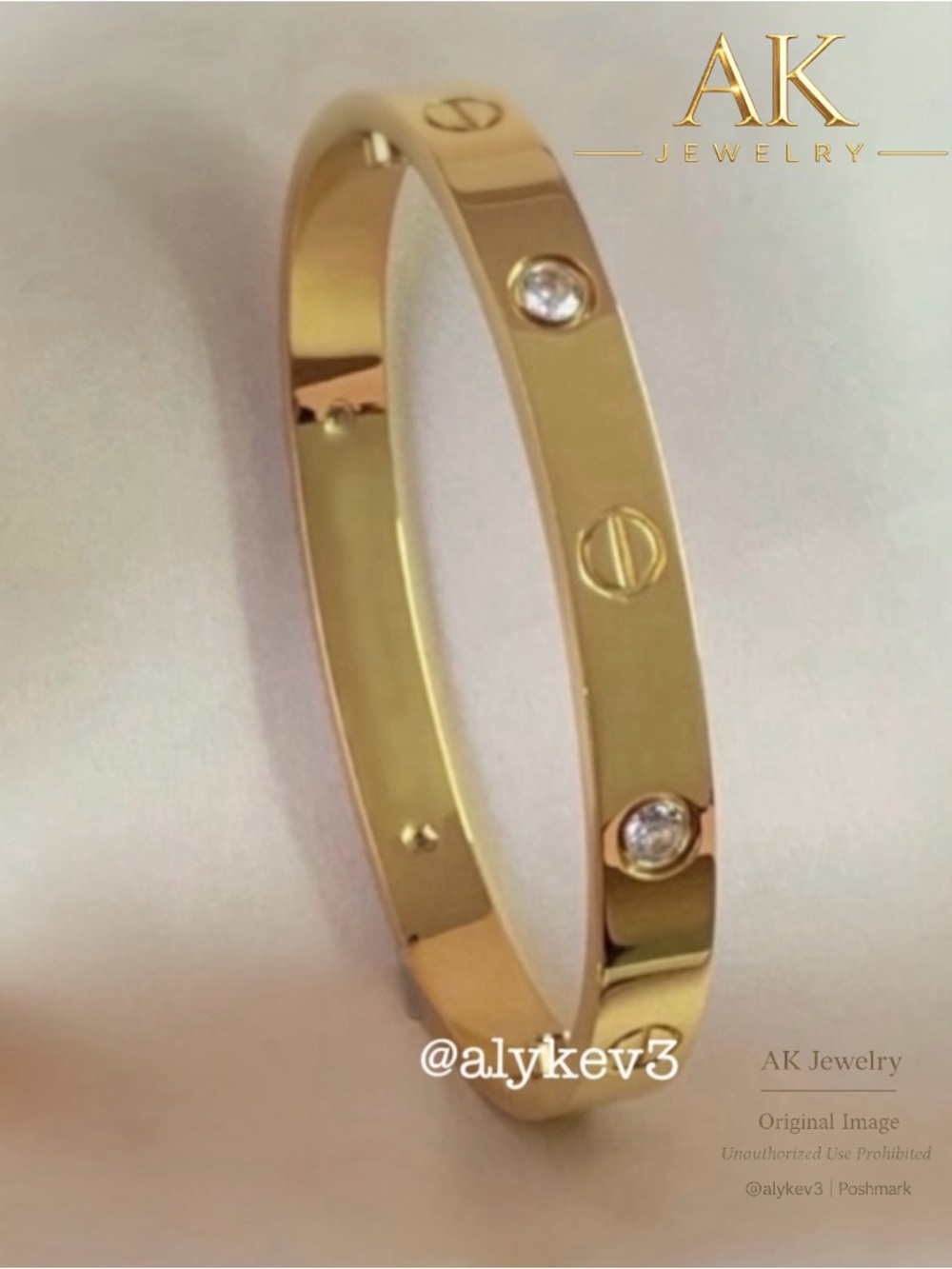 π18k LUXURY GOLD CZ DIAMOND STONE BRACELET Cuff Bangle Gold Plated - Picture 2 of 6
